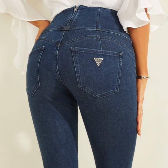 GUESS Eco Shape Up Corset Super-High Rise Skinny Jean - Picture 2 of 7